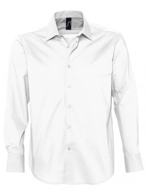 Рубашка мужская с длинным рукавом Brighton белая, размер XL
