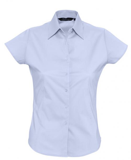 Рубашка женская с коротким рукавом Excess холодный голубой, размер XXL