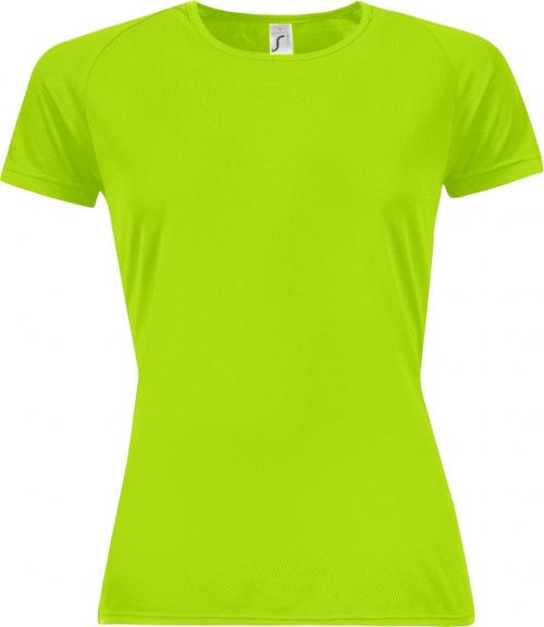 Футболка женская Sporty Women 140 зеленый неон, размер XL