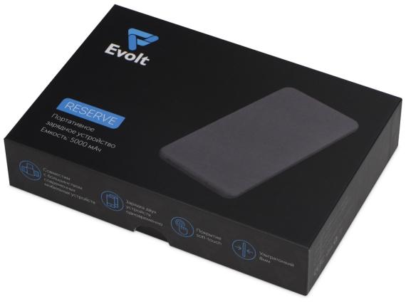 Внешний аккумулятор «Reserve» с USB Type-C, 5000 mAh