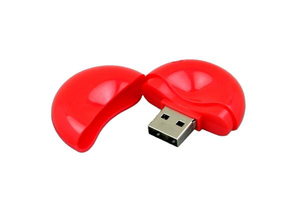 USB 2.0- флешка промо на 16 Гб круглой формы