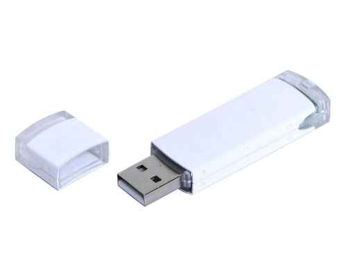 USB 2.0- флешка промо на 4 Гб прямоугольной классической формы