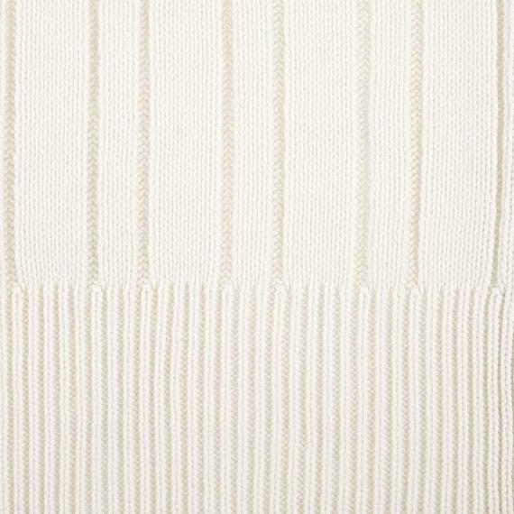 Шарф Knit Beat, белый (молочный)