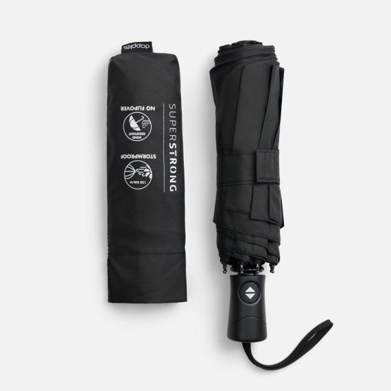 Складной зонт Fiber Magic Superstrong, черный