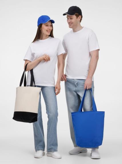 Сумка для покупок на молнии Shopaholic Zip, синяя