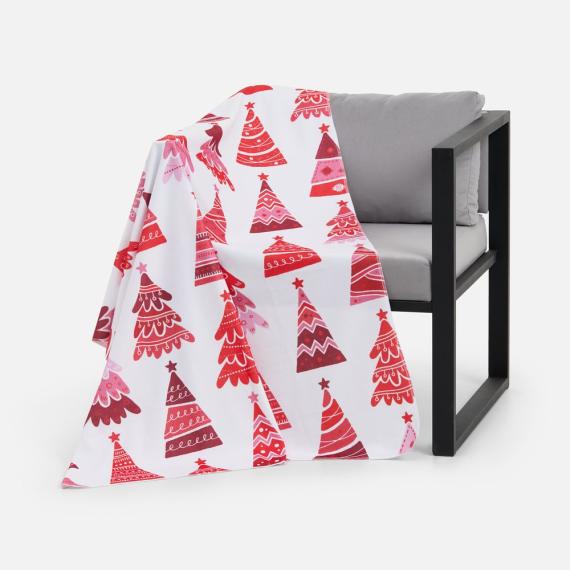 Флисовый плед Imaginario, красный