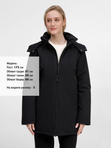 Куртка-парка унисекс Sfera, черная, размер XL