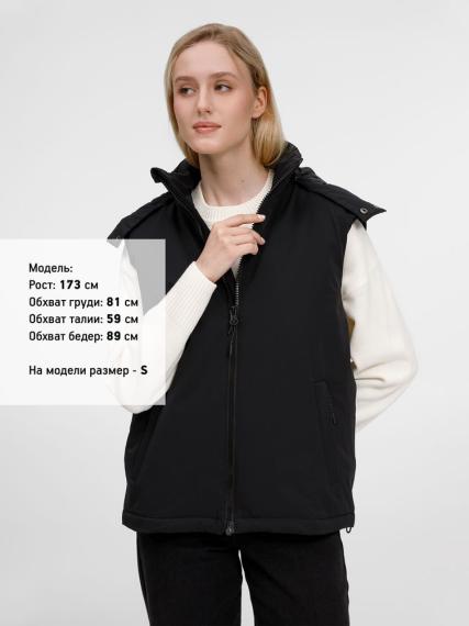 Жилет унисекс Sfera, черный, размер 4XL