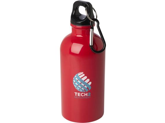 Одностенная бутылка для воды с карабином «Oregon», 400 мл