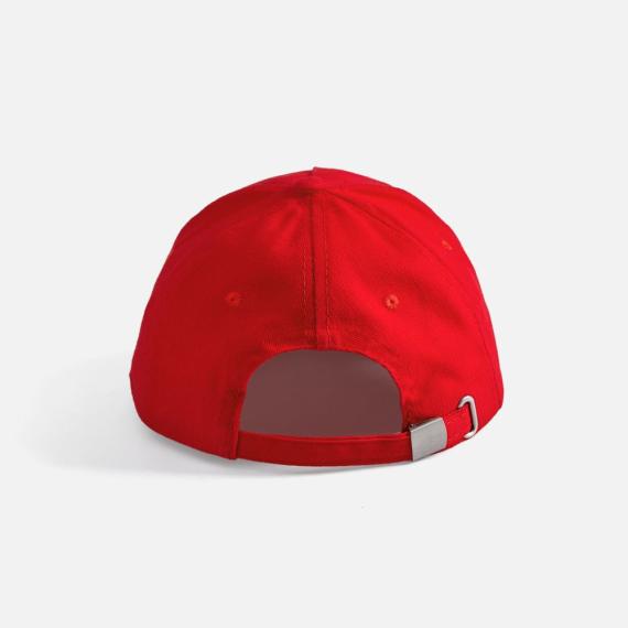 Бейсболка Long Beach, красная с белым