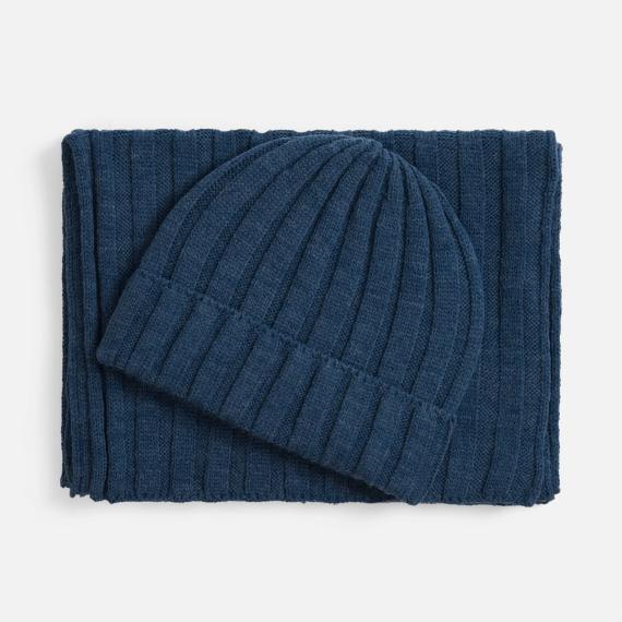 Шапка Metelitsa, синий меланж (джинс)