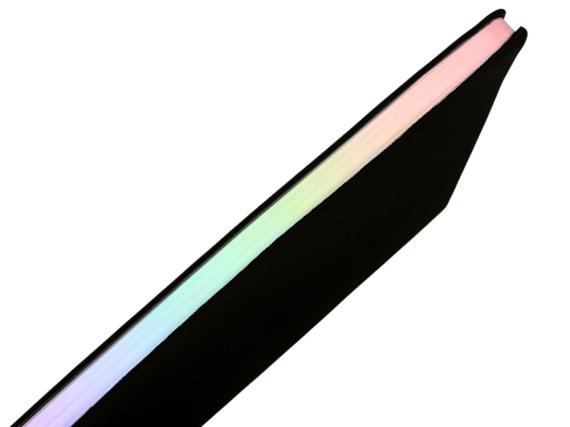 Блокнот А5 в гибкой обложке «Fellini» с голографическим срезом