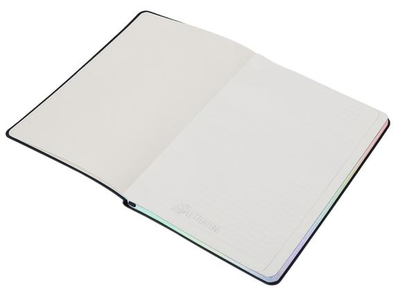 Блокнот А5 в гибкой обложке «Fellini» с голографическим срезом