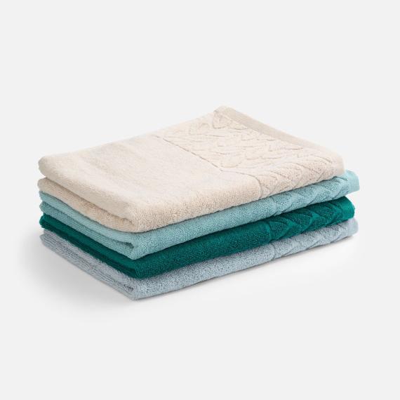 Полотенце махровое Hoya, большое, голубое