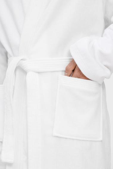 Халат махровый Aeris, белый, размер S/M