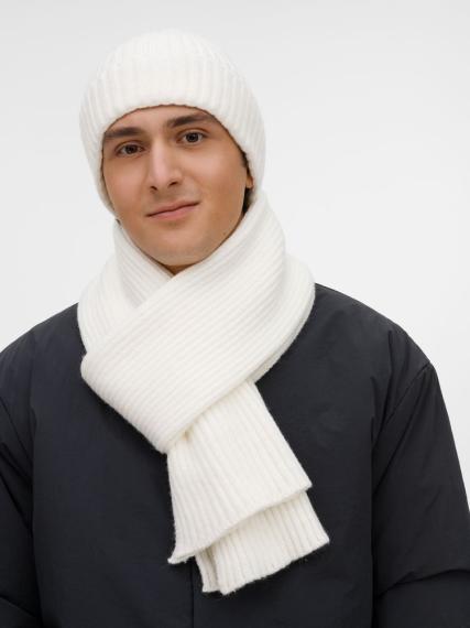 Шапка Laconi, молочно-белая