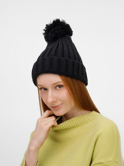 Шапка HappyGo, черная