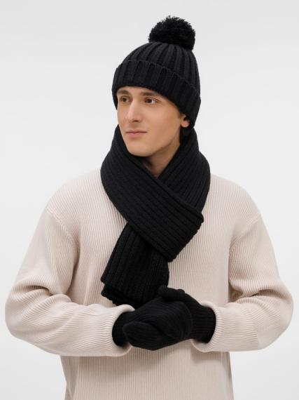 Шарф HappyGo, черный