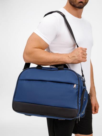 Спортивная сумка Atlantes, синяя с черным