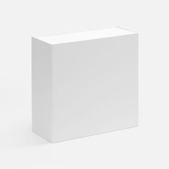 Коробка складная Quadra Fold, белая