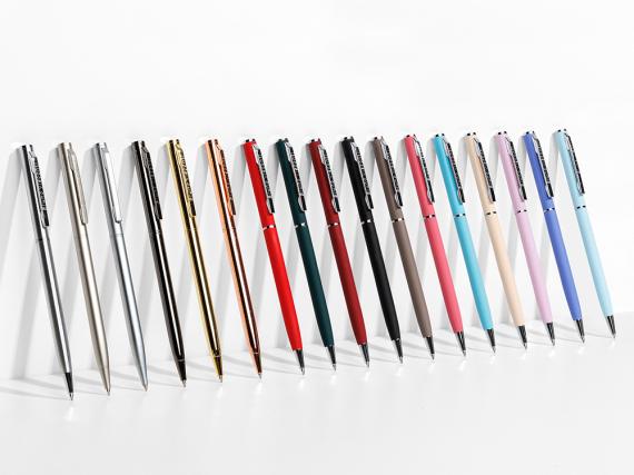 Ручка металлическая шариковая «Palermo», софт-тач