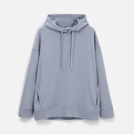 Худи унисекс H2, серое, размер M/L