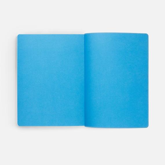 Ежедневник Flexpen Shall, недатированный, голубой