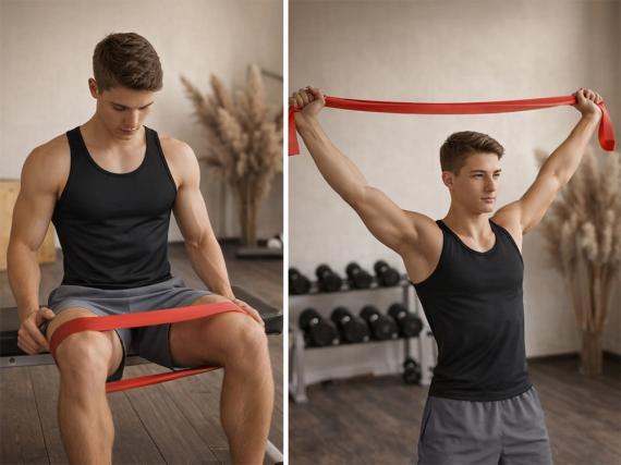 Набор спортивных резинок «Crane»