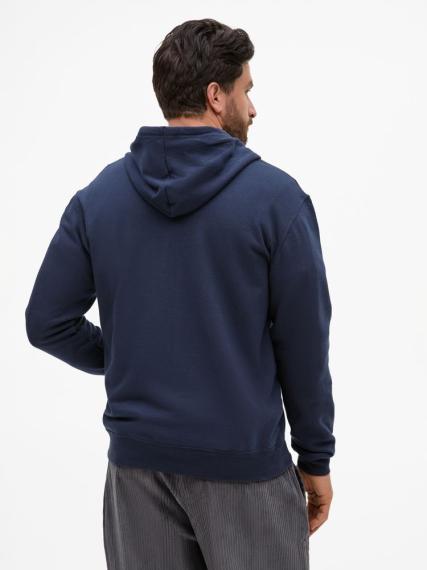 Толстовка унисекс Stone темно-синяя, размер XL