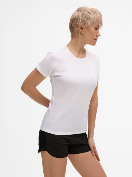 Футболка женская Sporty Women 140 белая, размер XS