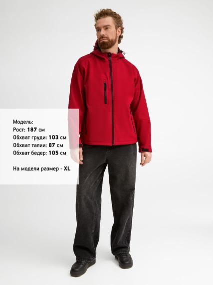 Куртка мужская с капюшоном Replay Men красная, размер M