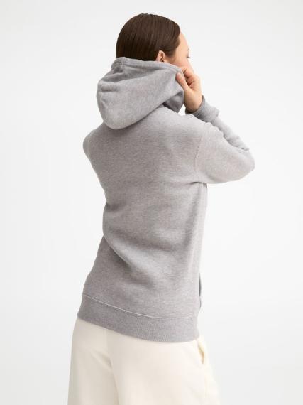 Толстовка женская на молнии с капюшоном Seven Women 290, серый меланж, размер S