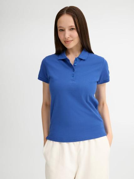 Рубашка поло женская People 210 ярко-синяя (royal), размер XL