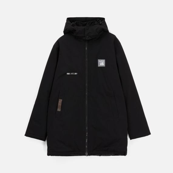 Куртка-парка унисекс Sfera, черная, размер XL