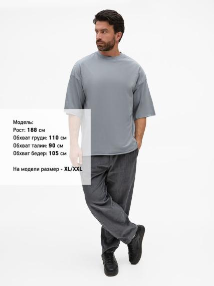 Футболка унисекс T1, серая, размер XS/S