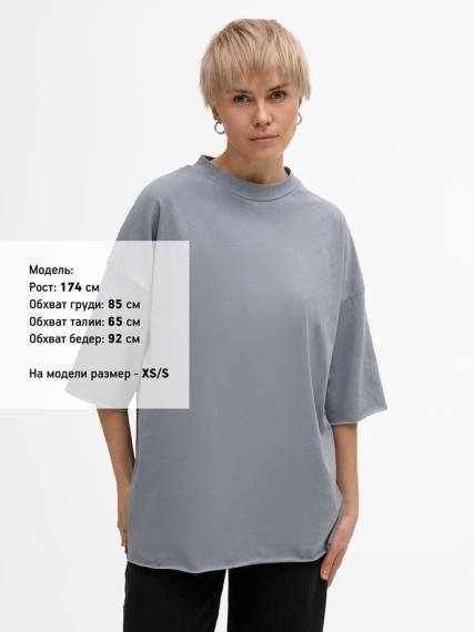 Футболка унисекс T1, серая, размер XS/S
