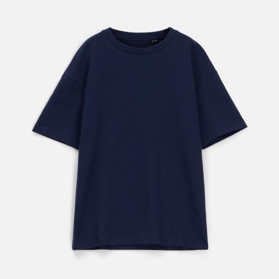 Футболка унисекс Durington, темно-синяя, размер M/L