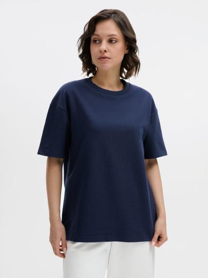 Футболка унисекс Durington, темно-синяя, размер XS/S