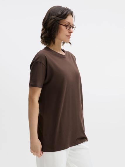 Футболка Regent 150 темно-коричневая (шоколад), размер L