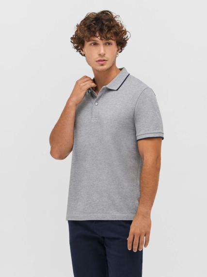 Рубашка поло унисекс Palermo, красная с белым, размер XS