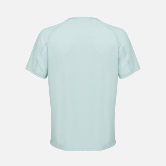 Футболка спортивная унисекс Vortex, зелено-голубая, размер L