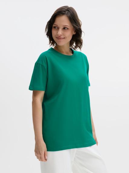 Футболка Regent 150 зеленая (изумрудная), размер XS