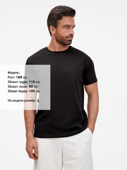 Футболка унисекс T-Bolka 200, черная, размер L