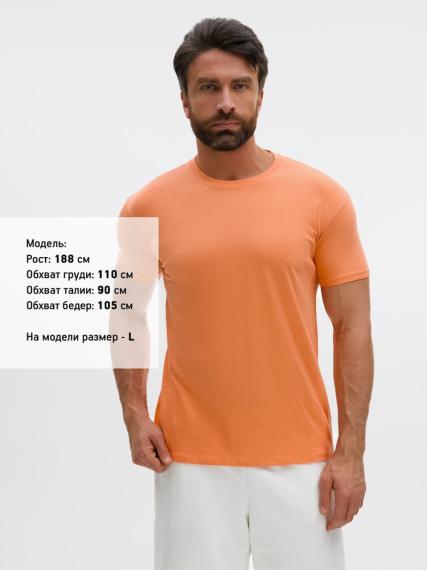 Футболка Regent 150, оранжевая (абрикосовая), размер XS
