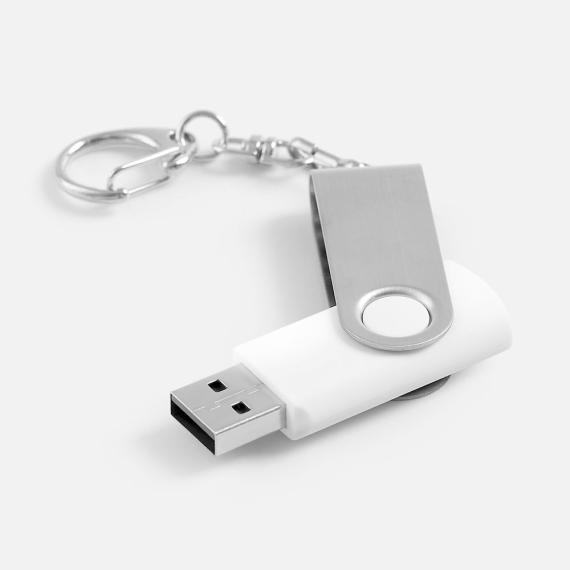 Флешка Twist, белая, 8 Гб