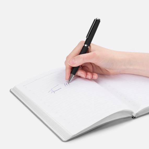 Ручка шариковая Inkish Chrome, черная