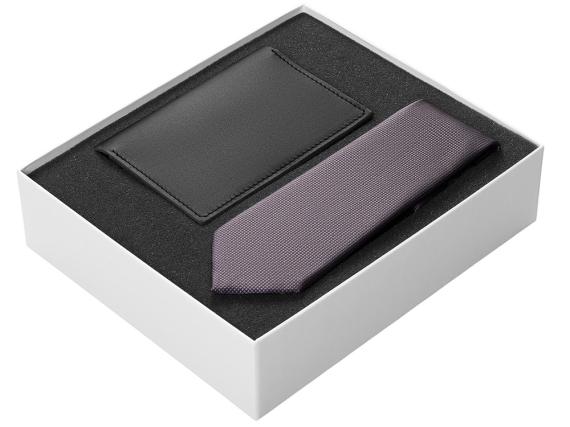 Подарочный набор Long River: обложка для паспорта, галстук