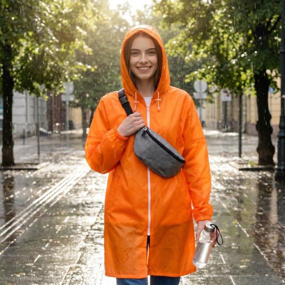Дождевик Rainman Zip, серый, размер XL